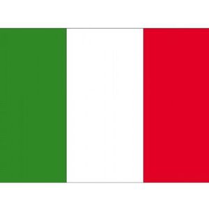 20x Binnen en buiten stickers Italie 10 cm - Italiaanse vlag stickers - Supporter feestartikelen - Landen decoratie en versieringen