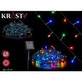 Krist+ Lichtsnoer - 150 gekleurde LEDs - 750 cm - solar feestverlichting/kerstverlichting