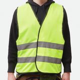 Veiligheidshesje - met Reflectie - Veiligheidsvest - Reflectievest - Veiligheidshesje - Geel - one size