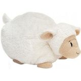 Happy Horse wit schaap/lammetje knuffeldoek/tuttel en liggend knuffeltje 26 cm - Kraamcadeau - Baby speelgoed
