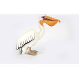 Witte Pelikaan knuffel 25 cm - Vogelknuffels - Pluche knuffels