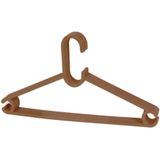 Storage Solutions kledinghangers - set van 30x - kunststof - bruin