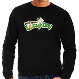 St. Patricks day sweater zwart voor heren - Its your lucky day - Ierse feest kleding / trui/ outfit/ kostuum