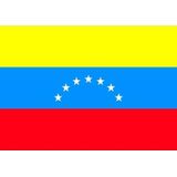 20x Binnen en buiten stickers Venezuela 10 cm - Venezolaanse vlag stickers - Supporter feestartikelen - Landen decoratie en versieringen