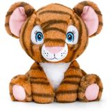 Pluche Knuffel Dieren Tijger 25 cm - Knuffelbeesten Speelgoed