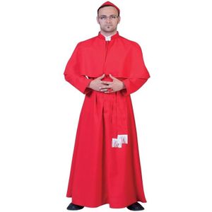 Rood Kardinalen kostuum met solideo