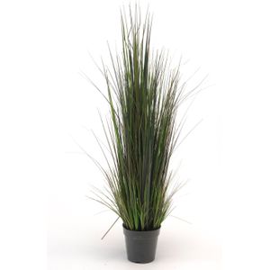 Kunstplant groen gras sprieten 90 cm - Grasplanten/kunstplanten voor binnen gebruik