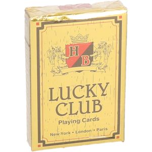 Speelkaarten - lucky club - rood - kaartspellen pesten/ pokeren