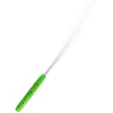 Set van 6x stuks fiber LED licht stick groen - Lichtgevende feestartikelen - Light sticks