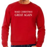 Make Christmas great again Trump Kerst sweater / Kerst trui rood voor heren - Kerstkleding / Christmas outfit