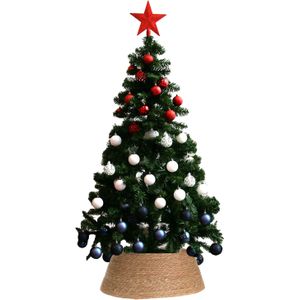 WK kerstboom - Holland/Nederland - 150 cm - incl. 111x st kerstballen