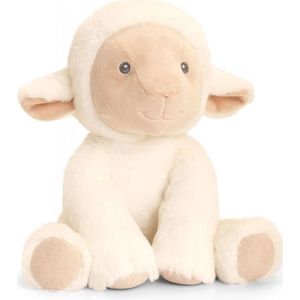 Keel Toys pluche schaap/lammetje - 25 cm - zachte baby/peuter knuffels