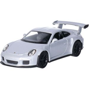 Welly Speelgoed Porsche auto - zilver - die-cast metaal - 11 cm - Model 911 GT3 RS