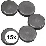 15x ronde magneten 20 x 5 mm