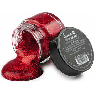 Superstar Glittergel voor lichaam/haar en gezicht - rood - 15 ml - Glitter schmink