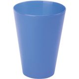 Juypal drinkbekers - 12x - wit - kunststof - 430 ml - herbruikbaar - BPA-vrij