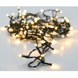 Christmas Decoration kerstverlichting lichtsnoer- warm wit- 2x -40 leds-300 cm-batterij