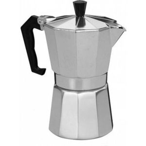 Percolator - 6 espresso kopjes - aluminium - moka pot - italiaanse koffiepot