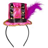 Roze accessoires slipjas inclusief roze hoedje maat L/XL