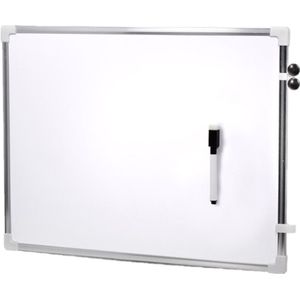 Magnetisch whiteboard met marker met wisser 70 x 50 cm - Kantoorbenodigdheden - Schoolborden