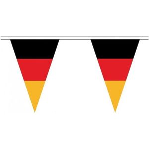 Duitsland landen punt vlaggetjes 20 meter - slinger / vlaggenlijn