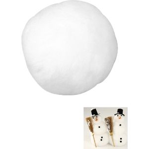 18x Kunst sneeuwballen 7,5 cm sneeuw deco versiering