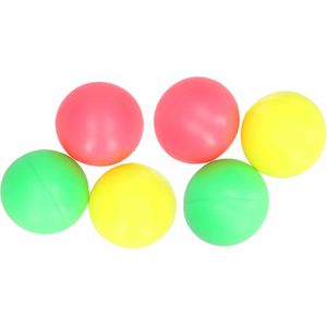 9x Gekleurde beachball strand balletjes set buitenspeelgoed - Strand tennis ballen - Kinderspeelgoed - Strand speelgoed