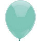 Haza Ballonnen verjaardag/feest - 300x stuks - mintgroen - 29 cm