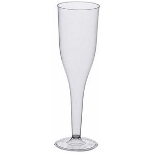 Champagne glazen van polystyreen -10 stuks - gerecycled plastic