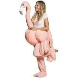 Instap kostuum Flamingo voor volwassenen - Verkleedpak flamingo