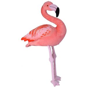 Pluche dieren knuffels grote roze flamingo van 76 cm - Knuffeldieren speelgoed