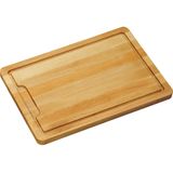 3x Beuken houten snijplanken 21 x 32/28 x 40/36 x 50 cm - Keukenbenodigdheden - Kookbenodigdheden - Dikke snijplank van hout - Snijplankjes/snijplankje