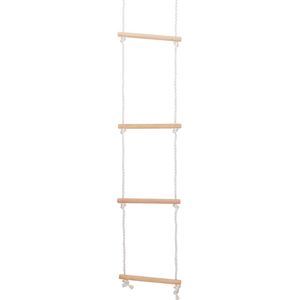Kinder touwladder/klimladder - 200 cm - Buitenspeelgoed - Klimmen en klauteren - Speeltoestel ladder
