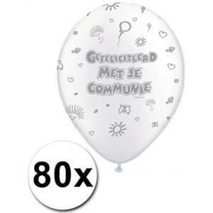 80 Communie ballonnen 30 cm