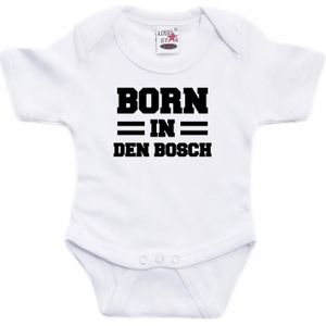 Born in Den Bosch tekst baby rompertje wit jongens en meisjes - Kraamcadeau - Den Bosch geboren cadeau