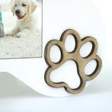 Houten fotolijstje hond thema geschikt voor een foto van 10 x 15 cm