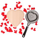 Valentijnsdag decoratie/versiering set voor thuis 3x artikelen - Hartjes/liefde thema home-deco