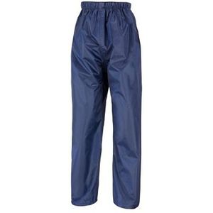 Regenkleding - Navy blauwe regenbroek voor volwassenen - Polyester/tailleband