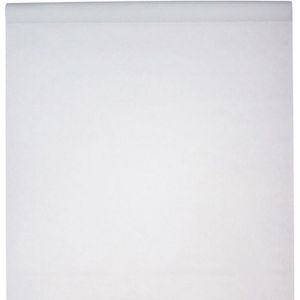 Santex Bruiloft/huwelijksfeest tafelkleed op rol - non woven polyester - wit - 120 cm x 10 m