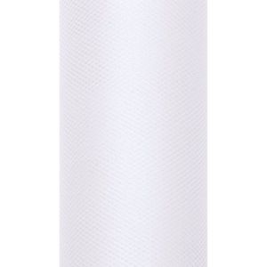10x Tule stof wit 50 cm breed - hobbyartikelen/knutselspullen