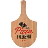 Pizza bord/snijplank met handvat 53 cm van hout - Pizzabord - Pizzaplank