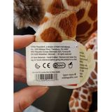Grote Pluche knuffel dieren familie giraffe 60 cm. Wildlife speelgoed beesten - Moeder met kind/baby setje