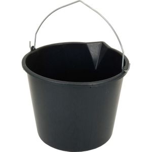 Bouwemmer - 20 liter - emmer met metalen hengel - huishoudemmer