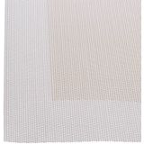 Set van 8x stuks placemats wit/ivoor - texaline - 50 x 35 cm - Onderleggers