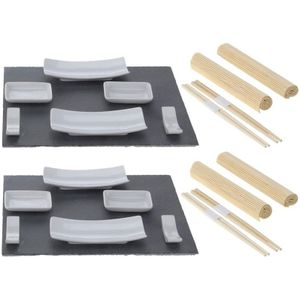 Complete sushi diner set voor 6 personen - Sushi servies - Dinersets