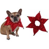 Honden verkleed kraag/halsband Kerst met belletjes - Kerstmis dieren verkleed kostuums/accessoires