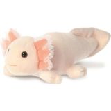 Aurora Eco Nation pluche knuffeldier Axolotl - roze - 20 cm - Waterdieren thema speelgoed