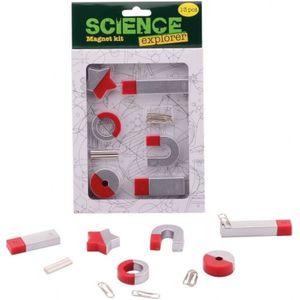 Science explorer magnetenset met accessoires 13 delig - Wetenschap speelgoed voor kinderen - Experimenten magneetjes
