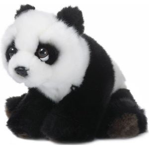 WNF pluche pandabeer knuffel 15 cm - Dieren speelgoed knuffels