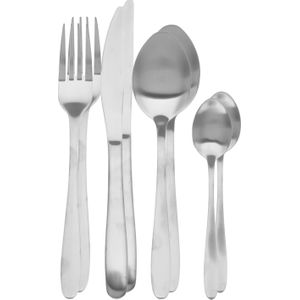 Excellent Houseware Bestekset Tableware Collection - 48-delig - zilver - RVS - 12 personen